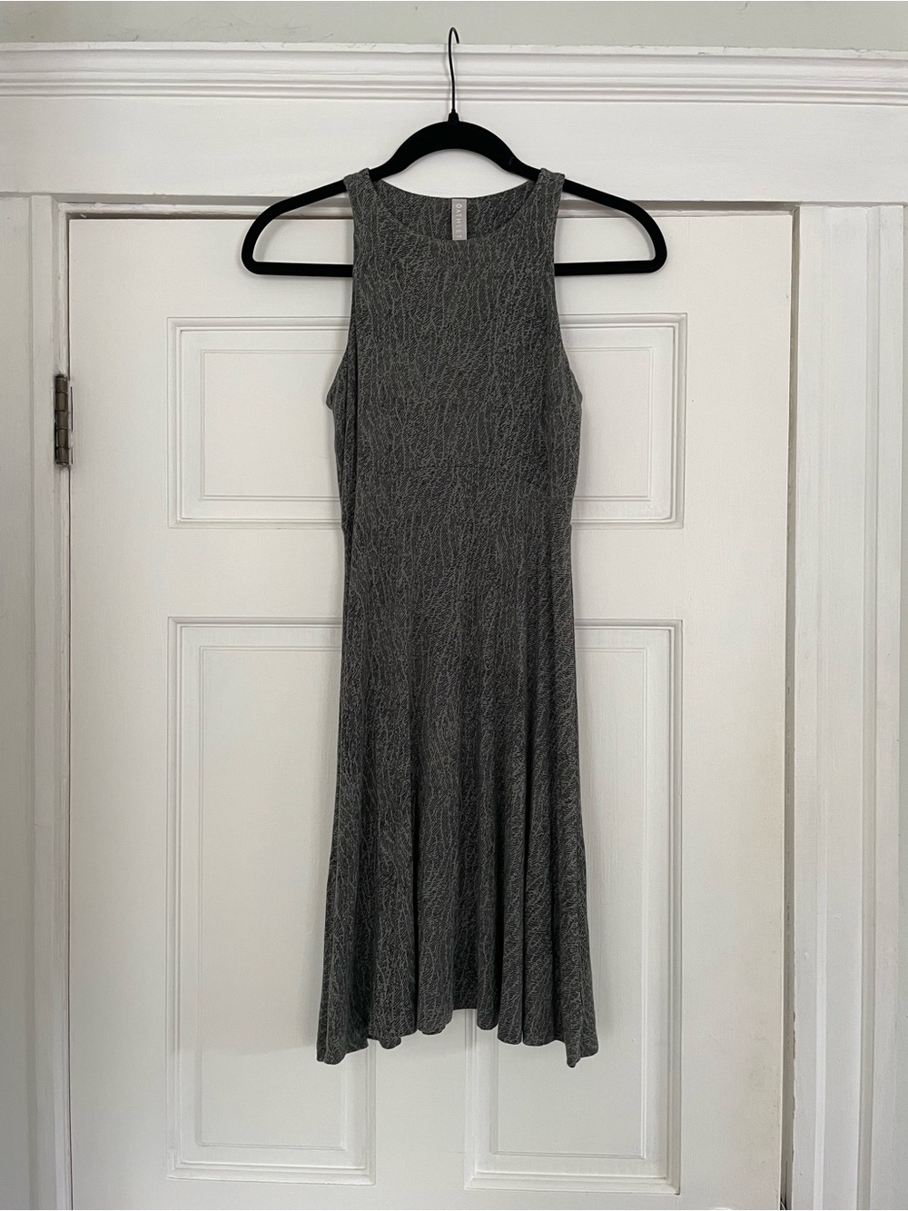 Athleta Sleeveless Gray Knit Swing Dress -Size XXS